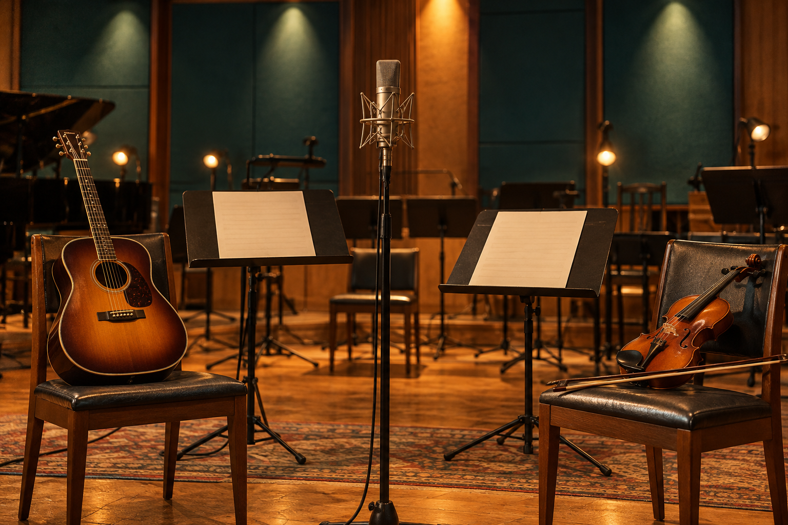 Instruments and listening atmosphere for the Linda Ronstadt collection
